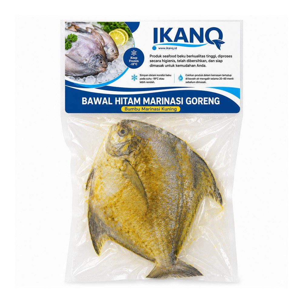 Bawal Hitam A Marinasi Goreng