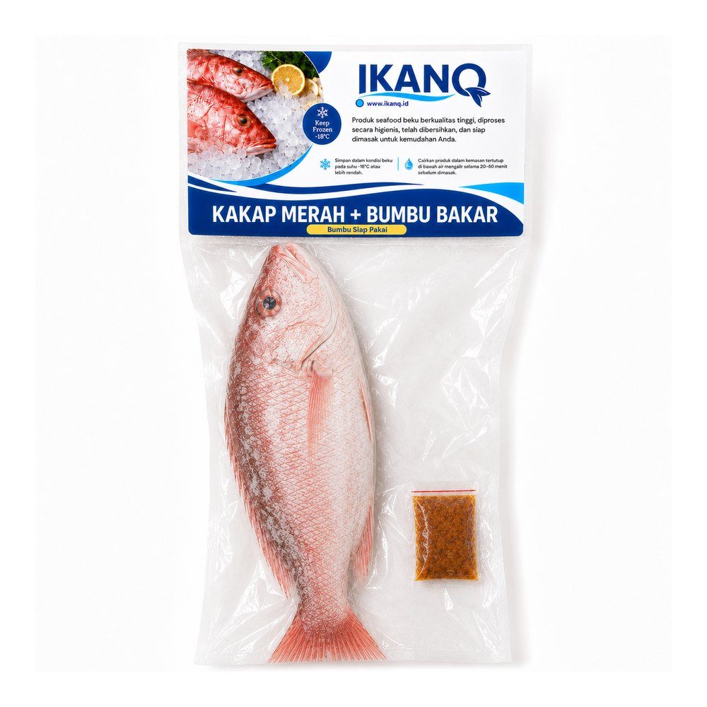Kakap Merah A + Bumbu Bakar